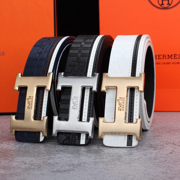 H 3-color fashion belt