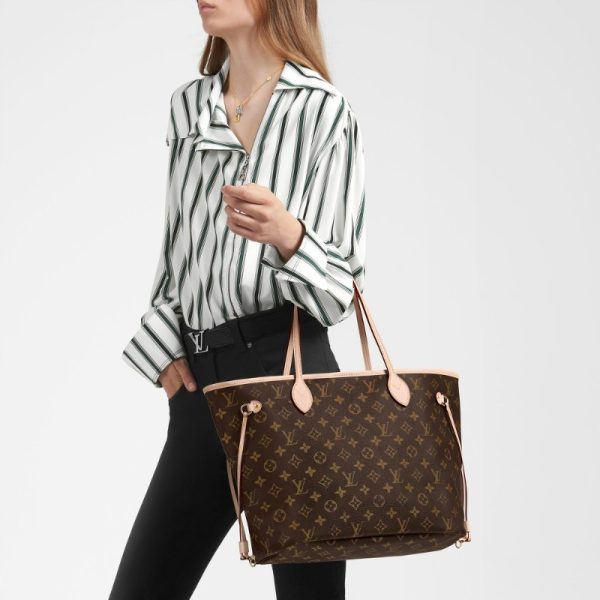 L M41178 Neverfull MM Shoulder Bag Monogram Canvas