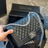 CC new arrival Leboy caviar leather size: 25 cm