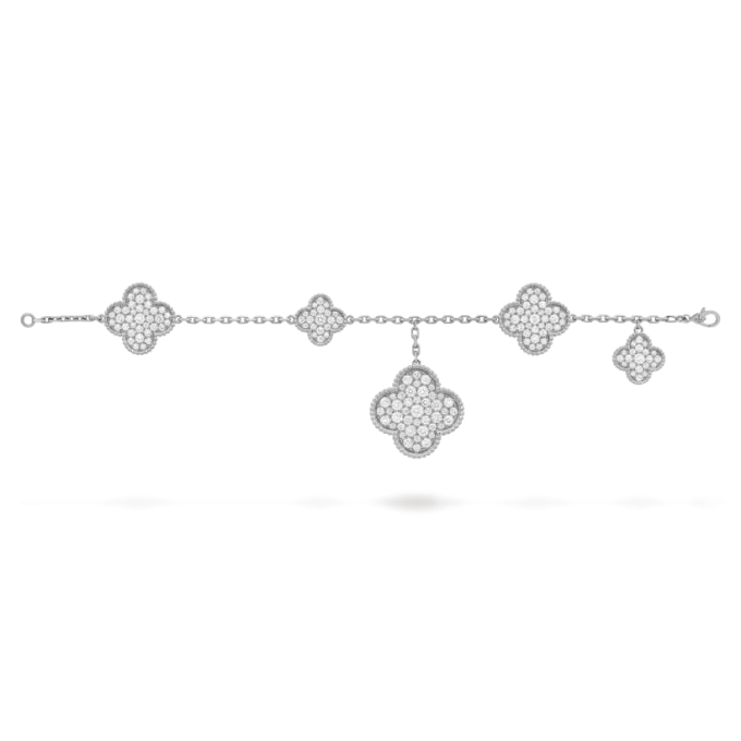 Magic Alhambra bracelet, 5 charms - Image 2