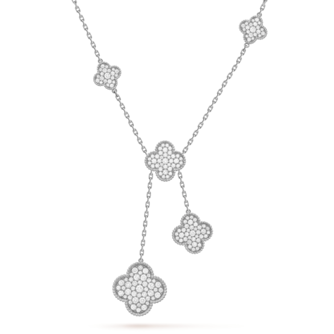 Magic Alhambra Necklace, 6 Charms