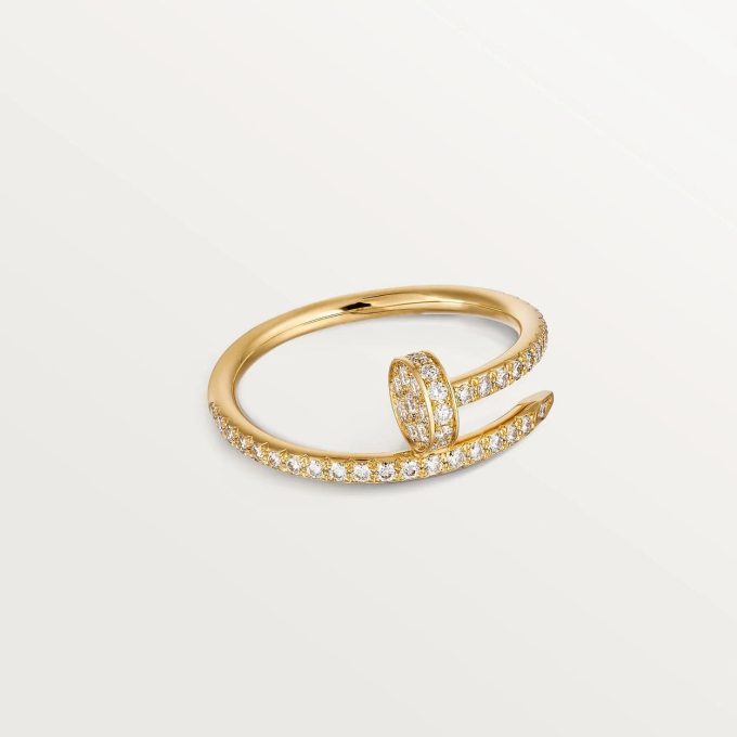 car Inspired Juste Un Clou Nail Ring-Diamond Paved - Image 6