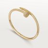 car Inspired Juste Un Clou Nail Screw Bracelet With Full Diamond Paved