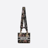 MEDIUM LADY D-LITE BAG Black Multicolor D Jardin Botanique Embroidery