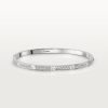 car The London Love Bracelet With 4 Diamonds Small Model-4mm Width