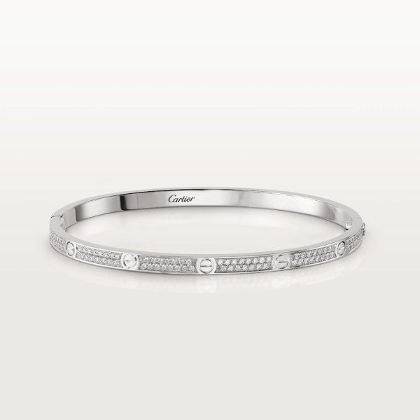 car The London Love Bracelet With 4 Diamonds Small Model-4mm Width