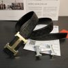 2 Colors  printed leather belt