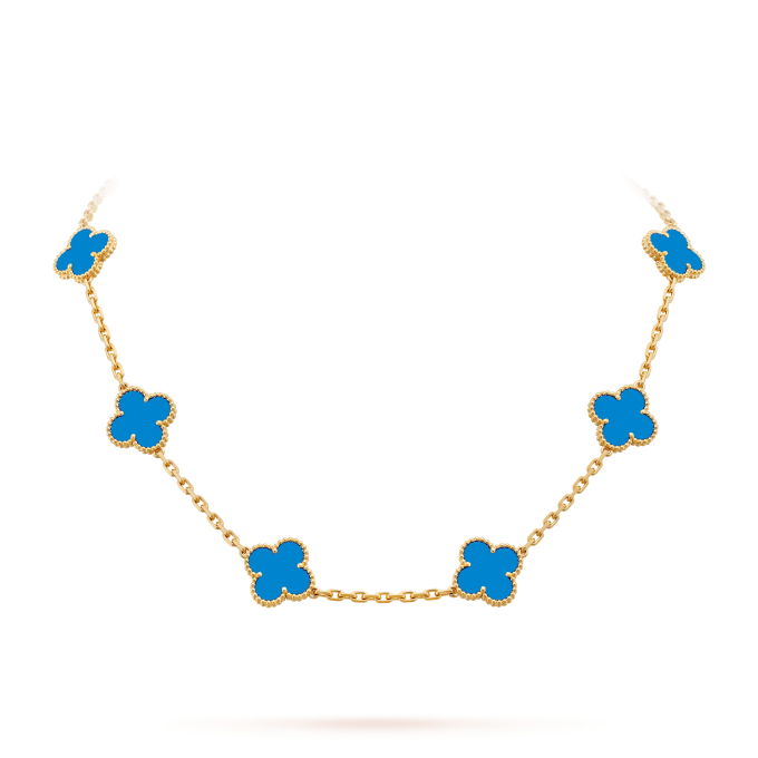 Inspired VA Sweet Vintage Alhambra Clover Leaf Necklace-10 Motifs - Image 11