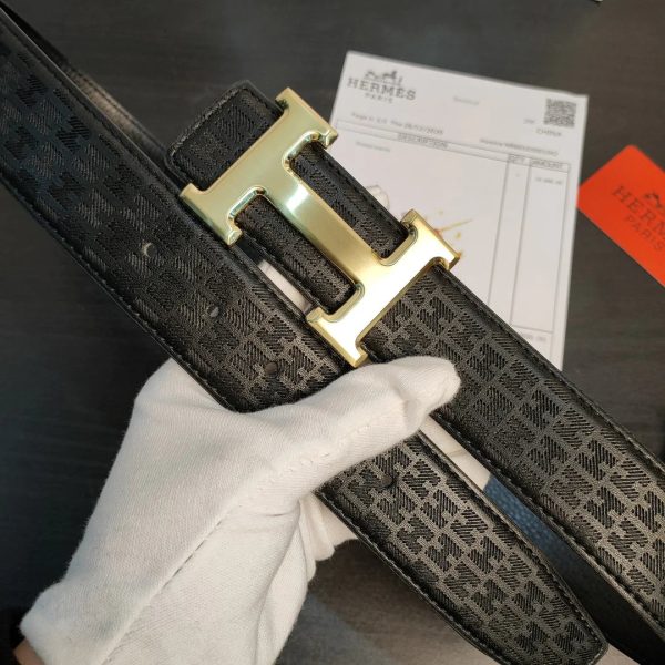 2 Colors  printed leather belt