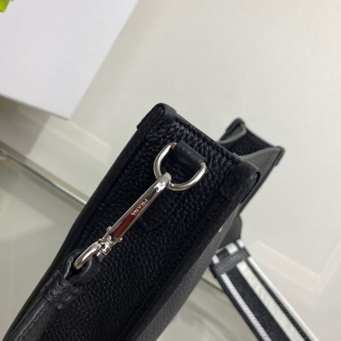 Pra Mini Shoulder Bag Black For Women, Women's Bags 7.9in/20cm - Image 7