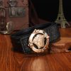 Medusa Biggie Leather Fashion Belt