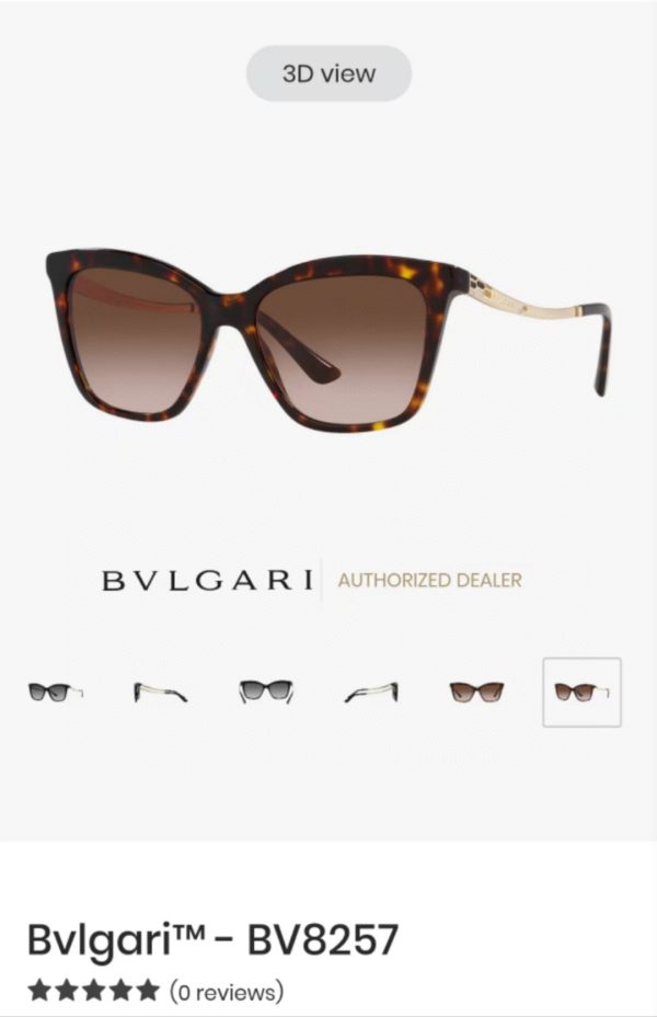 BVLG*RI Eyewear SIZE: 54-18-145