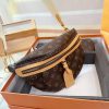 Vintage High Quality 30X8X16Cm Real Leather Belt Bag With Cardholder Bb-921134