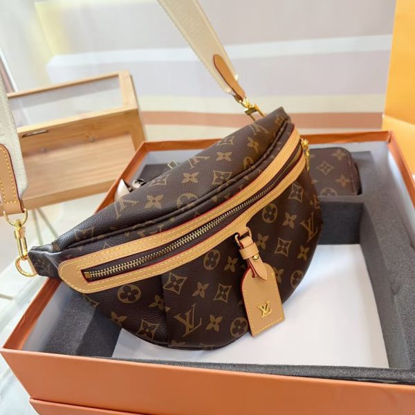 Vintage High Quality 30X8X16Cm Real Leather Belt Bag With Cardholder Bb-921134