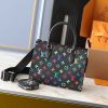 New M45659 M46373 M44571 Top Quality 25X19X11.5Cm Adjustable Strap Real Leather Handbag With Small Round Pocket Bb-928096