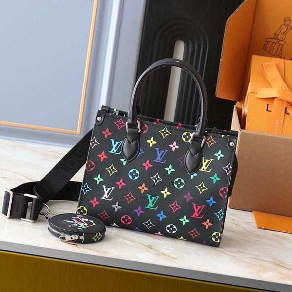 New M45659 M46373 M44571 Top Quality 25X19X11.5Cm Adjustable Strap Real Leather Handbag With Small Round Pocket Bb-928096