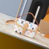 2025 New M14194 High Quality 19×10.5X6Cm 3Colorful Real Leather Handbag With Magnetic Snap Bb-928071