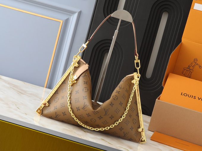 M12075 Top Quality 38X23X1Cm Real Leather Chains Handbag With Black Strap Bb-921426 - Image 10