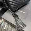 Y Lou Camera Bag Black With Metal Hardware