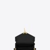 Y Cassandra Mini Top Handle Bag in Box Leather