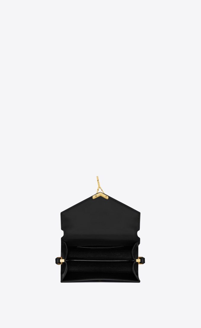 Y Cassandra Mini Top Handle Bag in Box Leather - Image 6