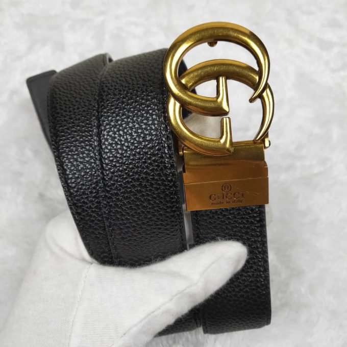 3 Colors Fashion metal buckle leather belt - Image 2