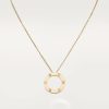 car The London Love Necklace With 3 Diamonds