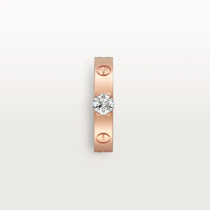 car The LOVE SOLITAIRE Ring With Diamond - Image 3