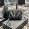 Y Lou Camera Bag Black With Silver Toned Hardware