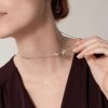 car Love Necklace 3 Circles Necklace-6 Diamonds