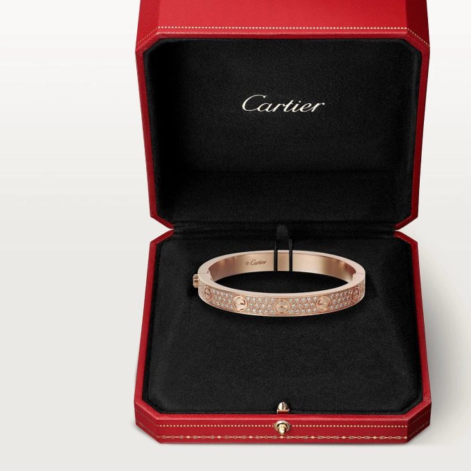 car The London Love Bracelet With Diamond Big Model-6mm Width - Image 34