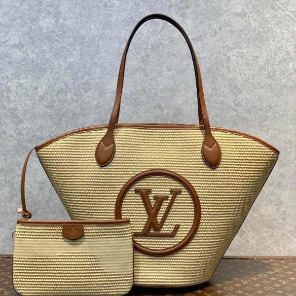 L M59963 Louis Saint Jacques Bag Caramel Brown/black