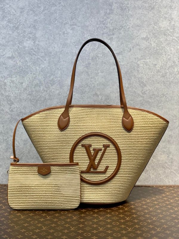 L M59963 Louis Saint Jacques Bag Caramel Brown/black