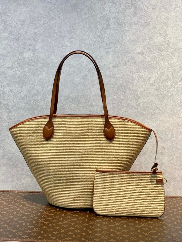 L M59963 Louis Saint Jacques Bag Caramel Brown/black