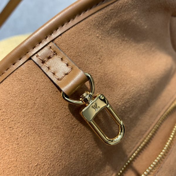 L M59963 Louis Saint Jacques Bag Caramel Brown/black