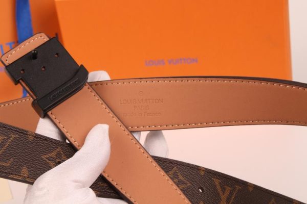 Men's belt with brown old flower + wallet 3 colors belt buckle