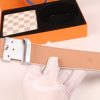 3-color belt buckle + wallet  printed letter belt