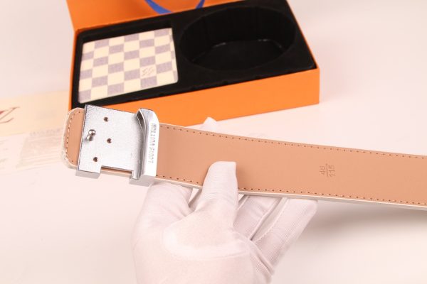 3-color belt buckle + wallet  printed letter belt