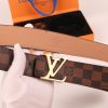 3-color belt buckle + wallet  printed letter belt