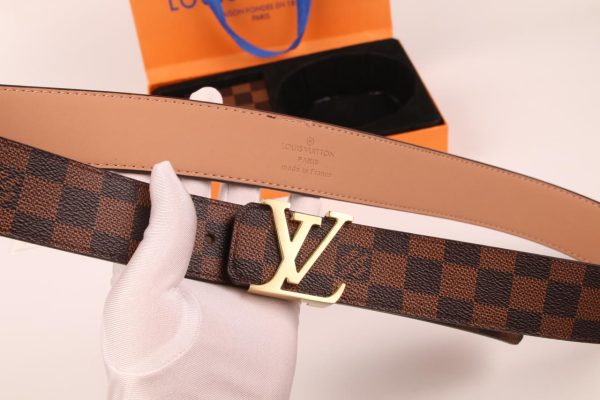 3-color belt buckle + wallet  printed letter belt