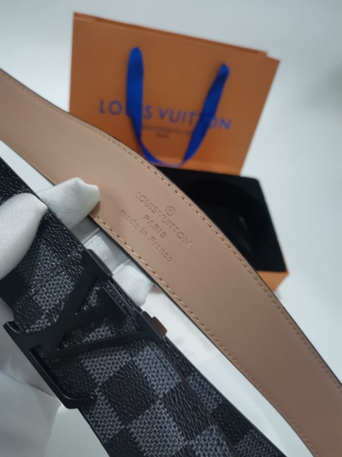3-color belt buckle + wallet  printed letter belt - Image 7