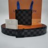 3-color belt buckle + wallet  printed letter belt