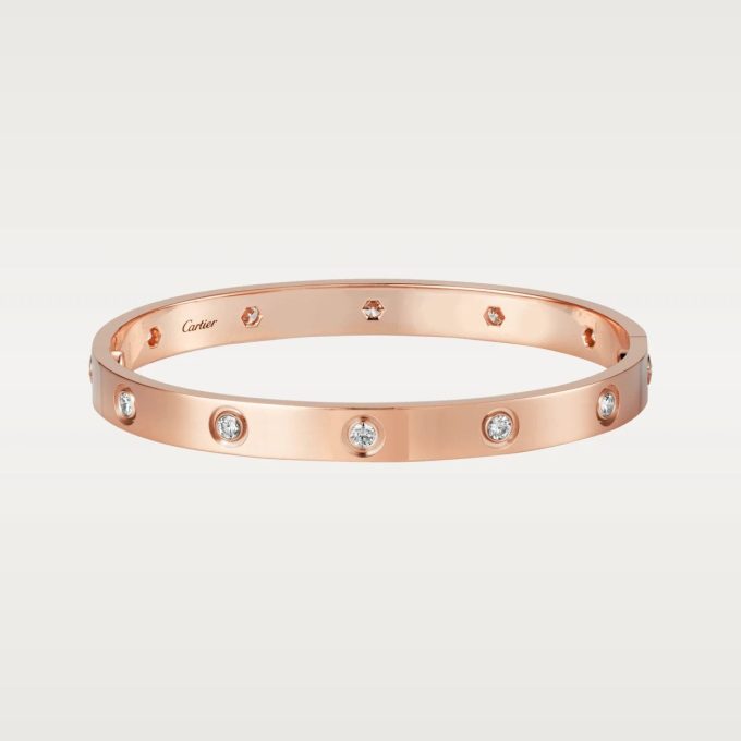 car The London Love Bracelet With Diamond Big Model-6mm Width - Image 21