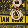 MINI LADY D-LITE BAG Yellow Multicolor Ornamental Embroidery