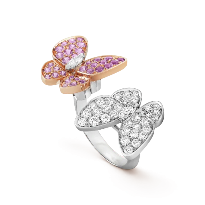 Two Butterfly Ring
