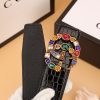 2  double G irregular colored diamond belts