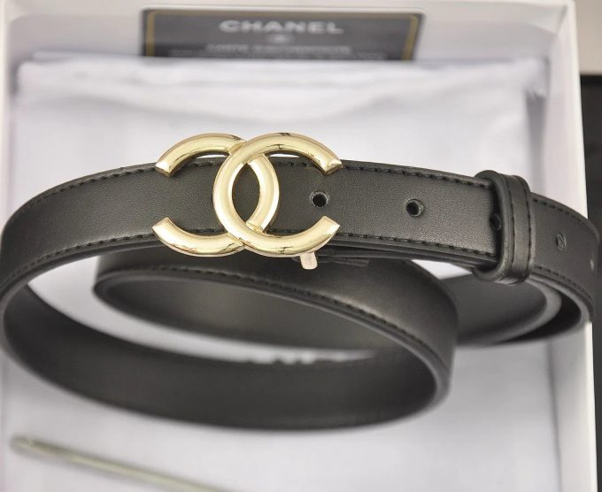 Classic Double C Leather Belt - Image 4