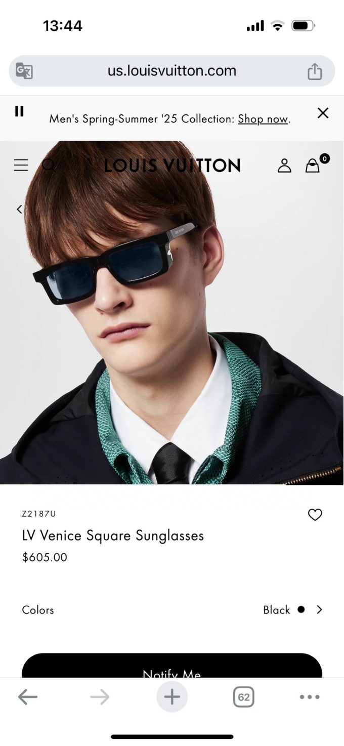 Louis Eyewear SIZE: 51-21-140 - Image 4