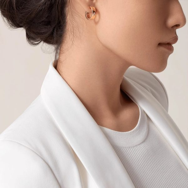 car The London Love Earrings With Diamond