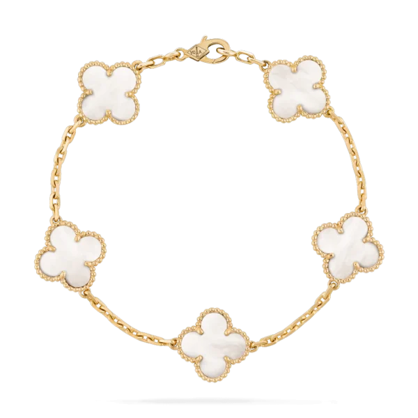 Vintage Alhambra bracelet, 5 motifs